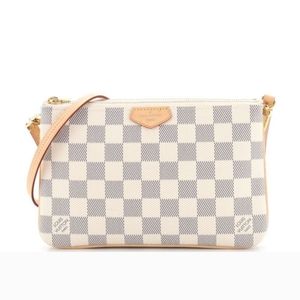 Louis Vuitton Double Zip Porchette Damier White